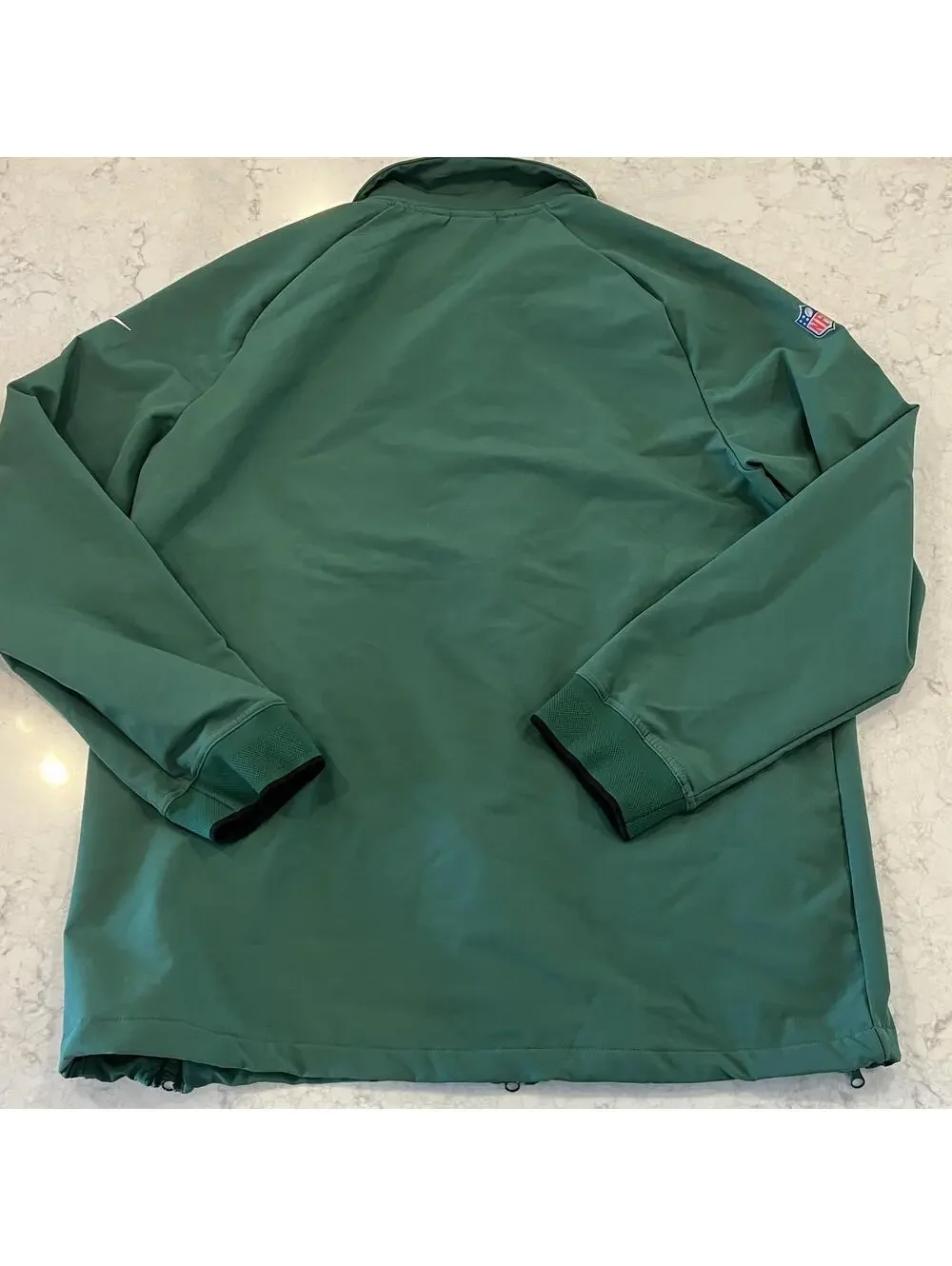 Nike NFL New York Jets Sideline Elite Hybrid Full-Zip Jacket Green Large EUC